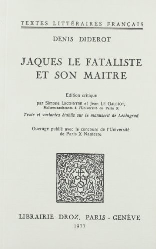 Jacques le fataliste et son maitre